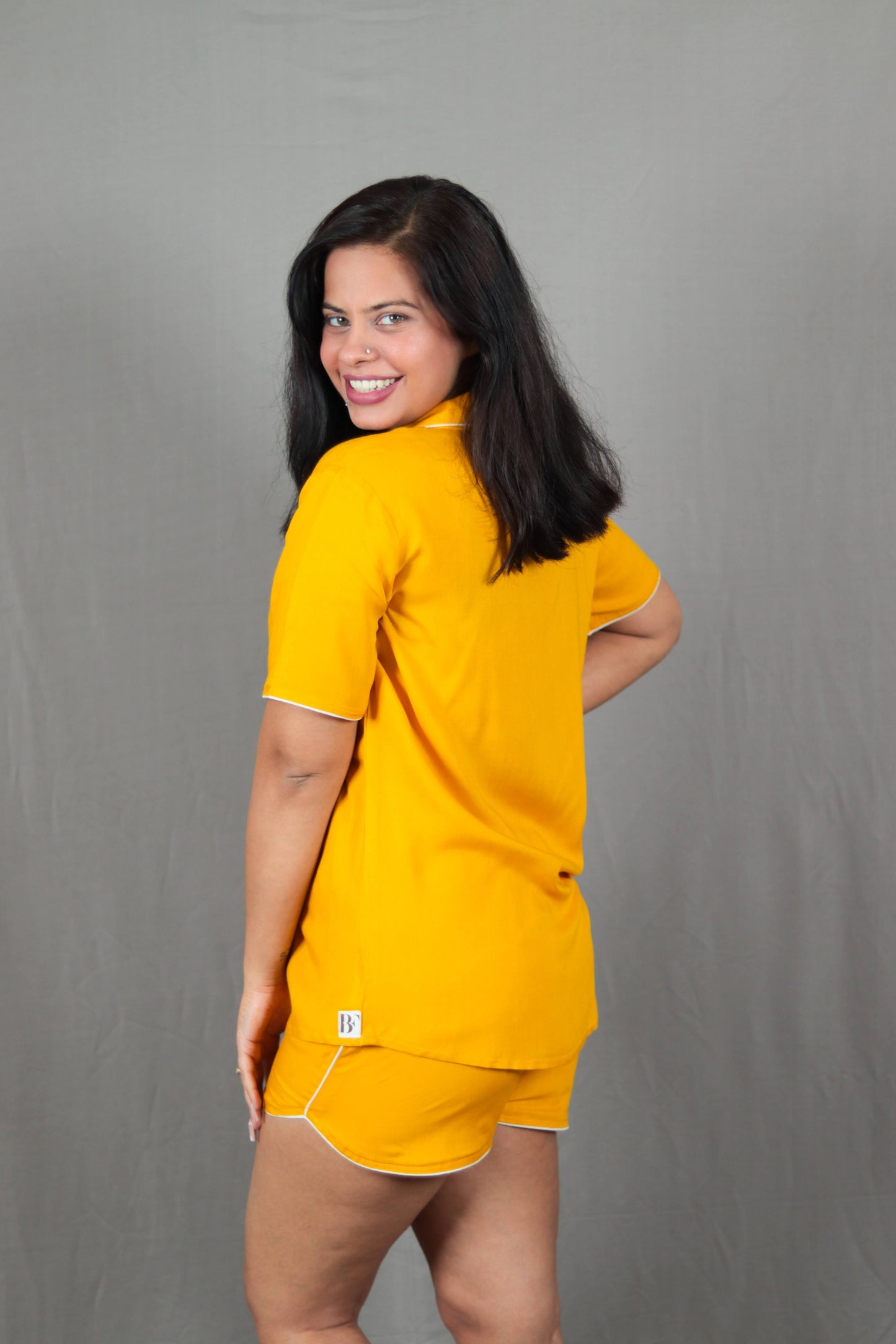 Yellow Short PJ Set