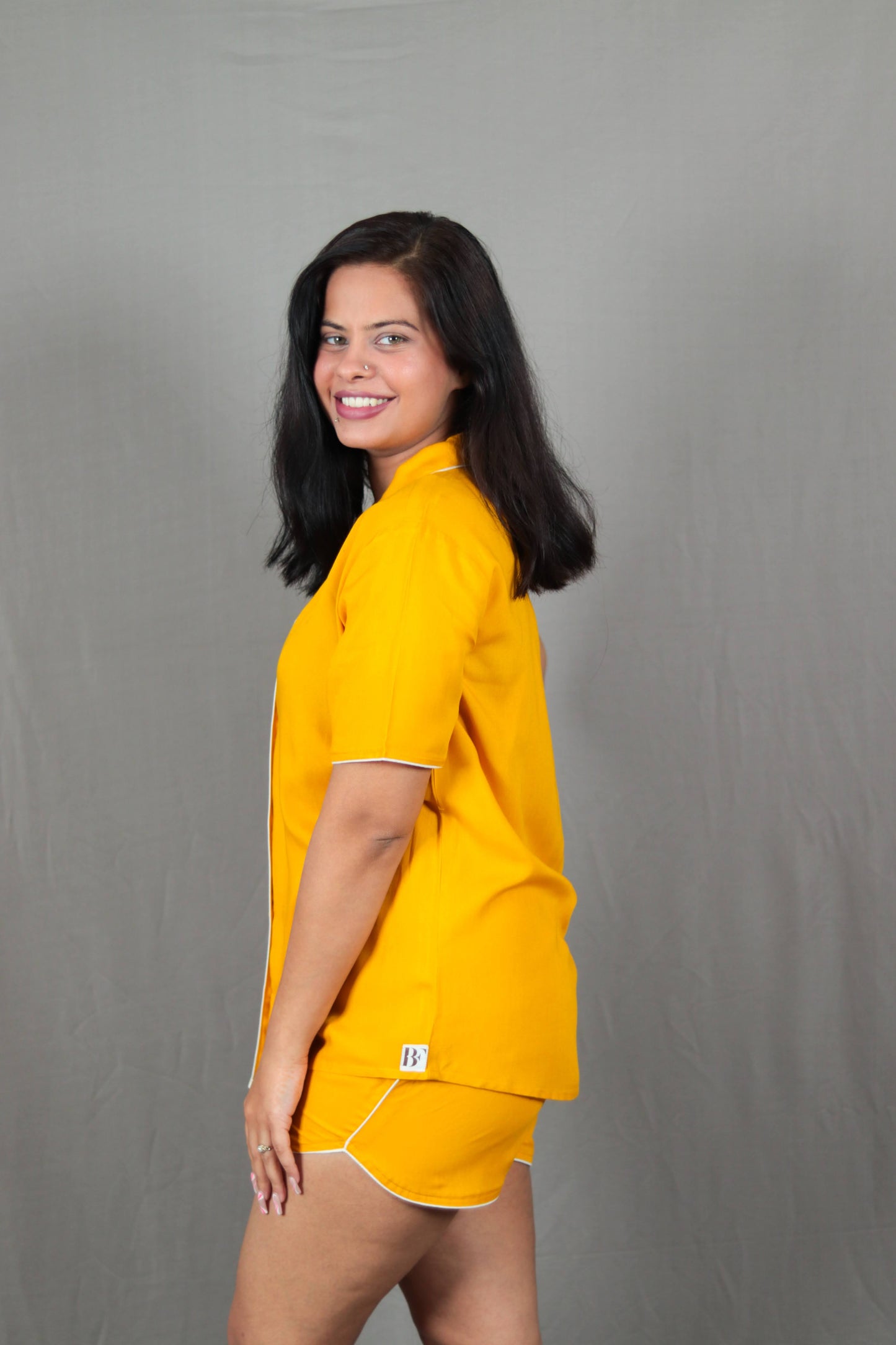 Yellow Short PJ Set